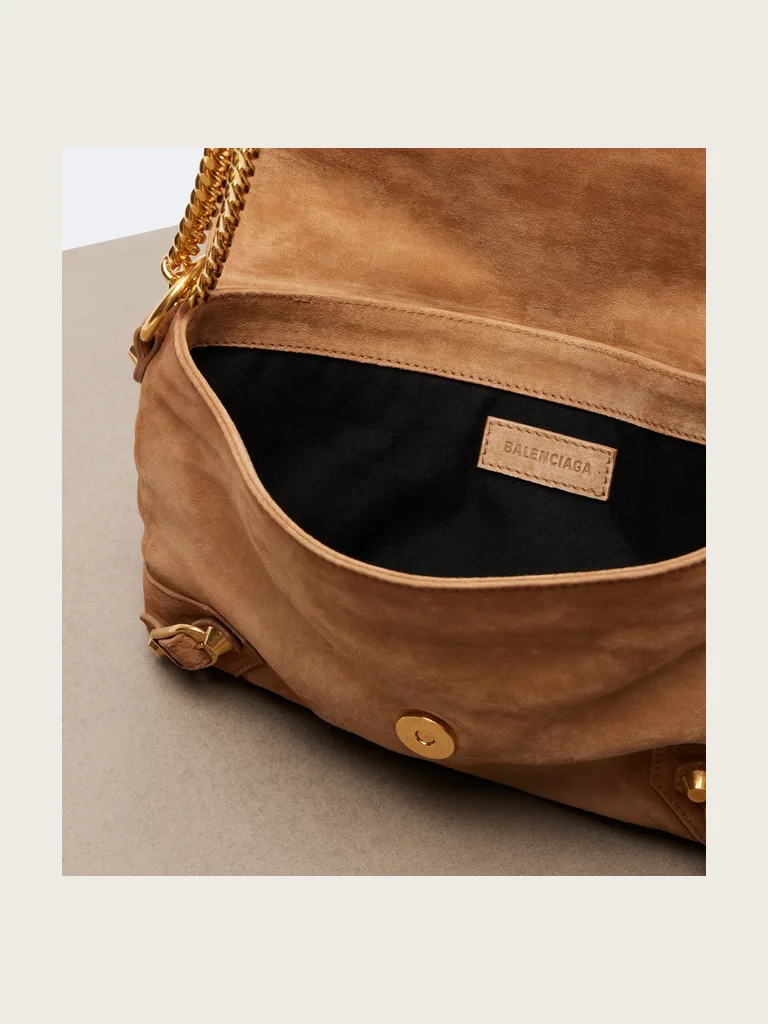 Le City suede shoulder bag