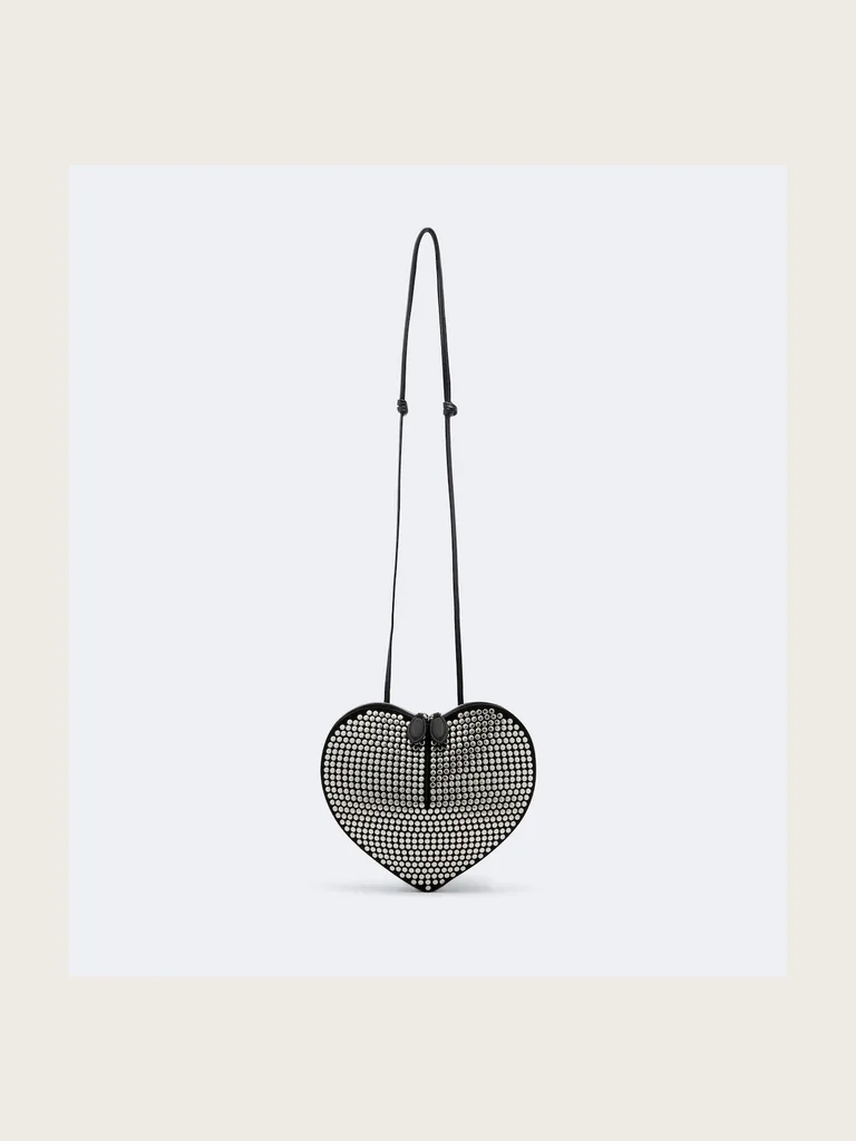 Le Cœur studded leather shoulder bag
