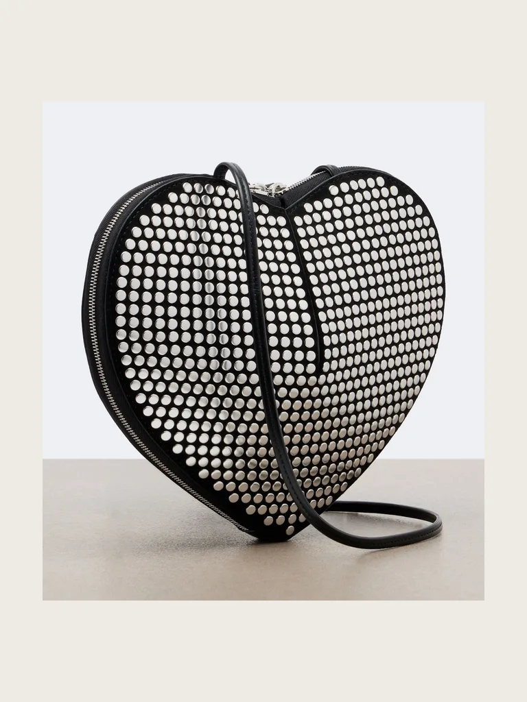 Le Cœur studded leather shoulder bag