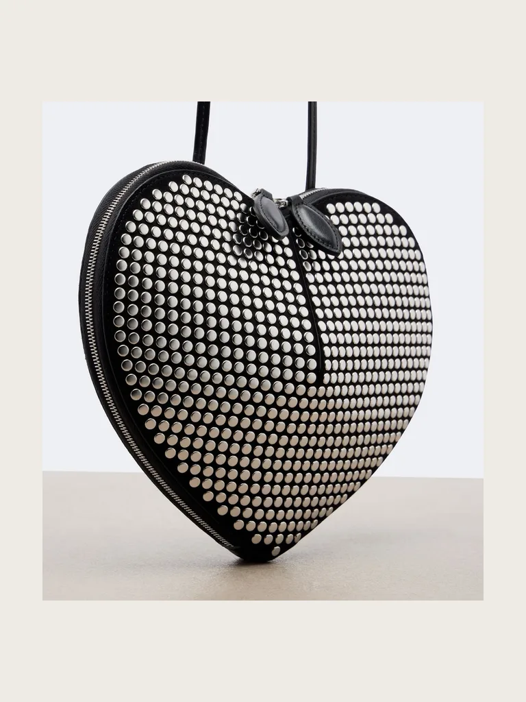 Le Cœur studded leather shoulder bag