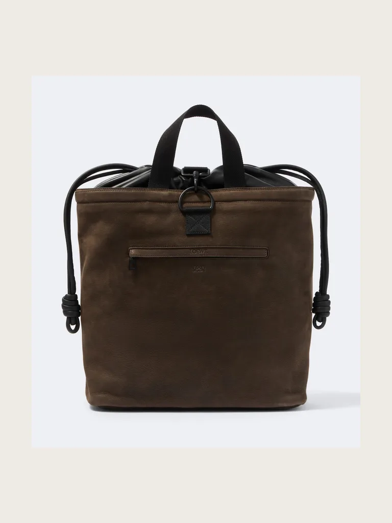 Squad leather backpack
