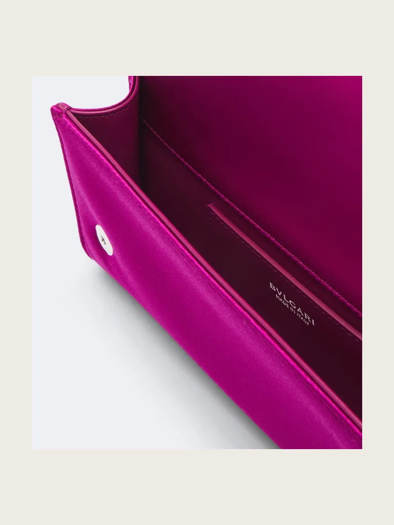 Bvlgari Tubogas embellished satin clutch