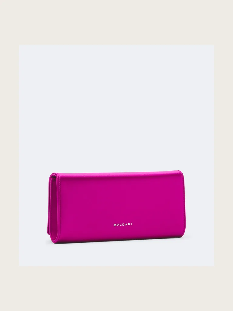 Bvlgari Tubogas embellished satin clutch