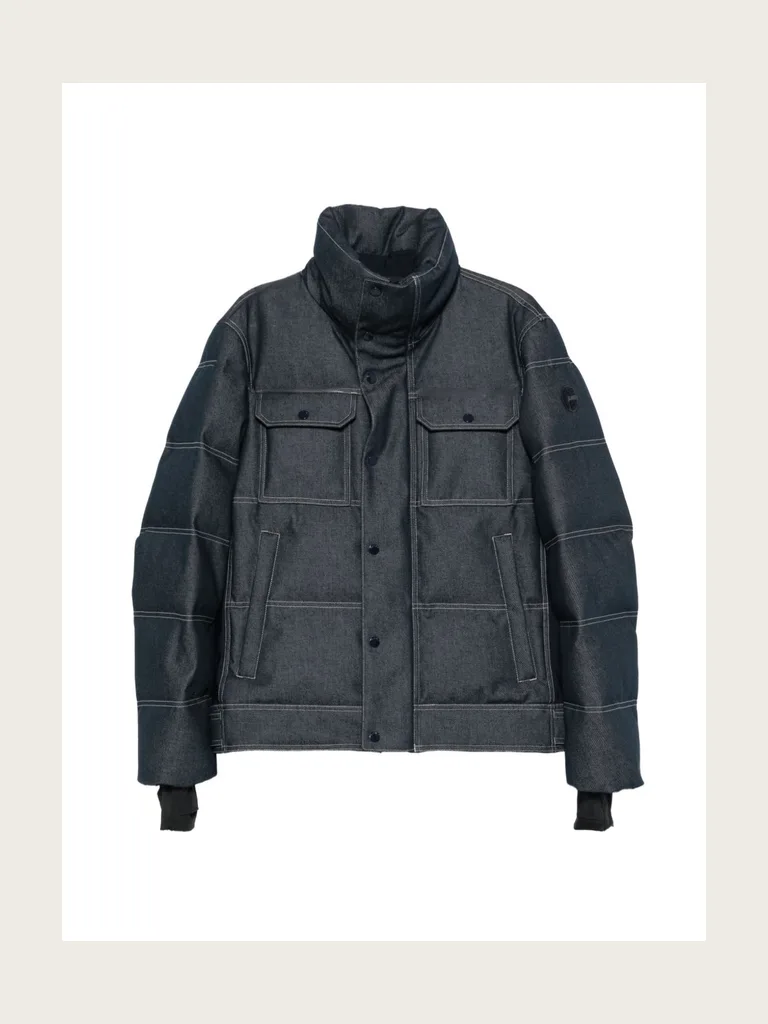 Carlo denim padded jacket